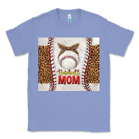 Colony Blue baseball mom with leopard tumbler tbs Classic Tee - TumblerDesignByShophia