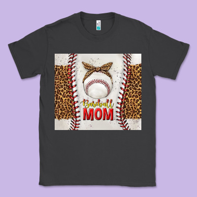 Baseball Mom With Leopard Tumbler Tbs Classic Tee Designed By Tumblerdesignbyshophia