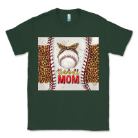 Sports Green baseball mom with leopard tumbler tbs Classic Tee - TumblerDesignByShophia