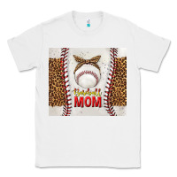 White baseball mom with leopard tumbler tbs Classic Tee - TumblerDesignByShophia