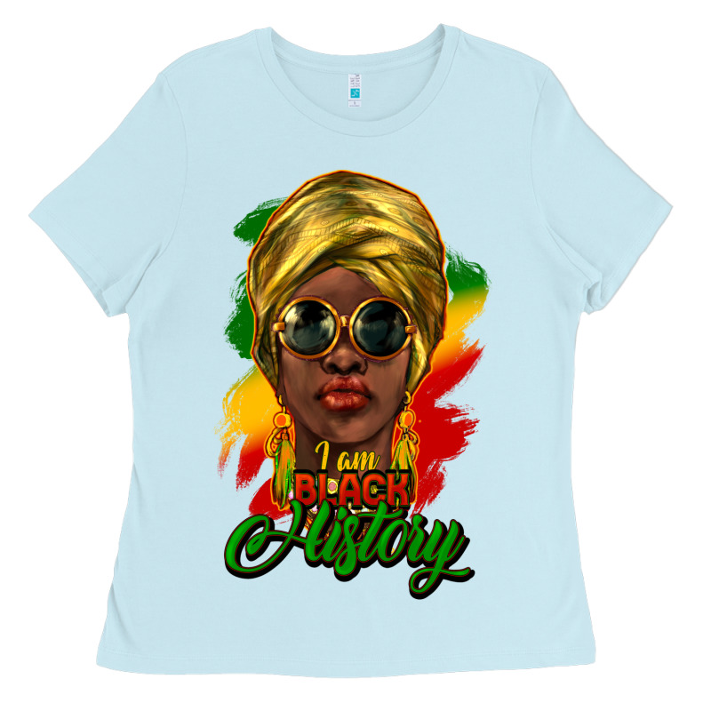 I Am Black History Ladies Tee by NancyCooperArtShop | Teevron