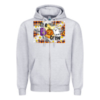 Heather Grey The boo crew Zipper Hoodie - Artiststas