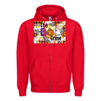 Red The boo crew Zipper Hoodie - Artiststas
