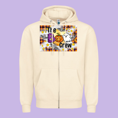 The Boo Crew Zipper Hoodie Designed By Artiststas