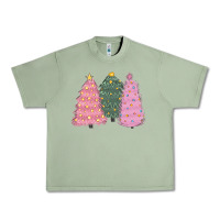 Oil Green christmas trees Urban Heavy Tee - CowGirlArtShop