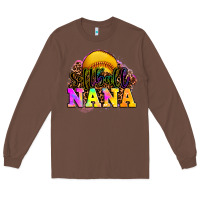 Chestnut softball nana Long Sleeve Tee - OliviaCreatesArt
