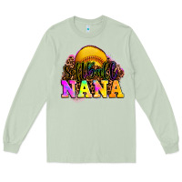 Matcha softball nana Long Sleeve Tee - OliviaCreatesArt