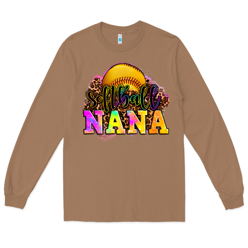 Softball Nana Long Sleeve Tee by OliviaCreatesArt | Teevron