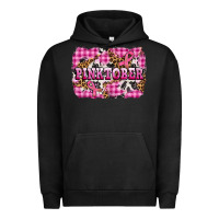 Pigment Black pinktober with cancer ribbon Urban Hoodie - AdoDesignShop