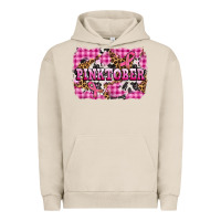 Pigment French Oak pinktober with cancer ribbon Urban Hoodie - AdoDesignShop