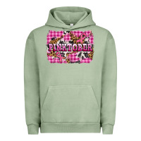 Pigment Oil Green pinktober with cancer ribbon Urban Hoodie - AdoDesignShop