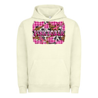 Pigment Pistachio pinktober with cancer ribbon Urban Hoodie - AdoDesignShop