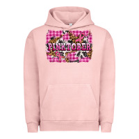 Pigment Salmon pinktober with cancer ribbon Urban Hoodie - AdoDesignShop