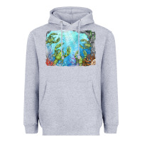 Lobster Background Heavyweight Hoodie | Teevron