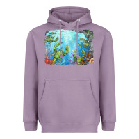 Lavender lobster background Heavyweight Hoodie - BarkalooDesign