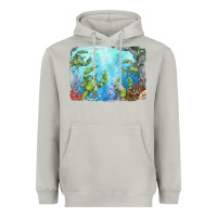Moon Dust lobster background Heavyweight Hoodie - BarkalooDesign