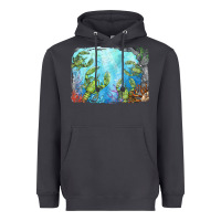 Smoke lobster background Heavyweight Hoodie - BarkalooDesign