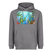 Storm lobster background Heavyweight Hoodie - BarkalooDesign