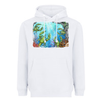 White lobster background Heavyweight Hoodie - BarkalooDesign