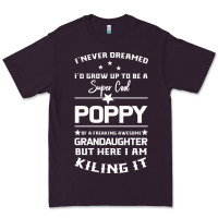 Plum Super Cool Poppy Of A Freaking Awesome Granddaugh Premium Tee - Bettercallsaul