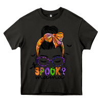 Asphalt spooky mama Heavy Core Tee - JahusDesignShop