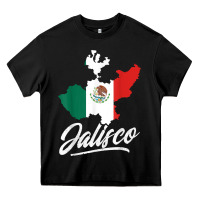 Black Mexico Jalisco Mexican Flag Gift Heavy Core Tee - trangStudio