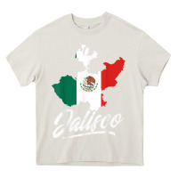 Cream Mexico Jalisco Mexican Flag Gift Heavy Core Tee - trangStudio