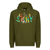 Army Green True Story Premium Hoodie - CowhideDigitalArt