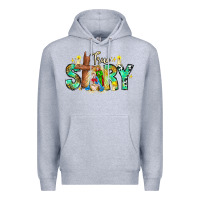 Heather Grey True Story Premium Hoodie - CowhideDigitalArt