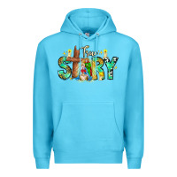 Ocean Blue True Story Premium Hoodie - CowhideDigitalArt