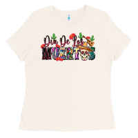 Bone Dia De Los Muertos Ladies Tee - texasbilliewilder
