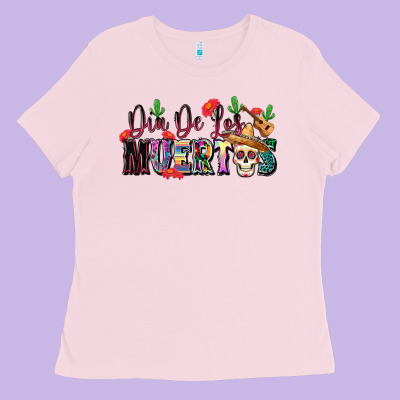 Dia De Los Muertos Ladies Tee Designed By Texasbilliewilder