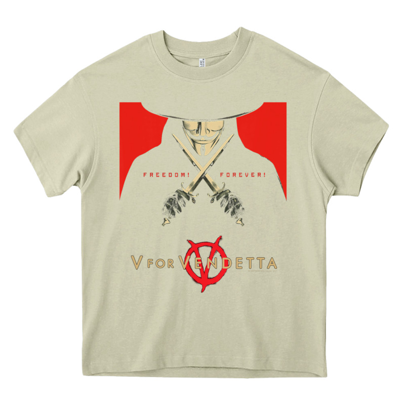 V For Vendetta Freedom Forever Heavy Core Tee by trangStudio | Teevron