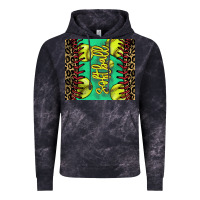 Cloud Black Softball leopard tumbler Vintage Hoodie - HowdyJamesFarm