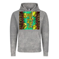 Cloud Rock Softball leopard tumbler Vintage Hoodie - HowdyJamesFarm