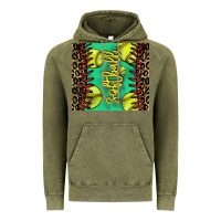Vintage Olive Softball leopard tumbler Vintage Hoodie - HowdyJamesFarm