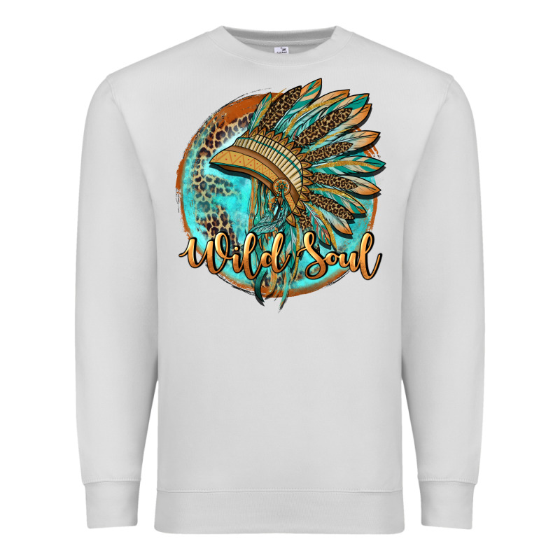 Wild Soul Premium Sweatshirt by BarkalooDesign | Teevron