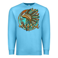 Ocean Blue wild soul Premium Sweatshirt - BarkalooDesign