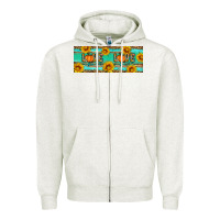Oatmeal Heather love fall Zipper Hoodie - Artiststas