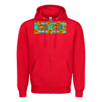 Red love fall Zipper Hoodie - Artiststas