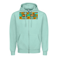 Seafoam love fall Zipper Hoodie - Artiststas