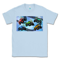 Dusty Blue Children trucks Classic Tee - TumblerDesignByShophia
