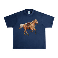 Navy horse body Urban Heavy Tee - RanaPortraitStore