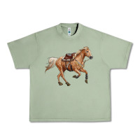Oil Green horse body Urban Heavy Tee - RanaPortraitStore