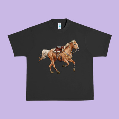 Horse Body Urban Heavy Tee Designed By Ranaportraitstore