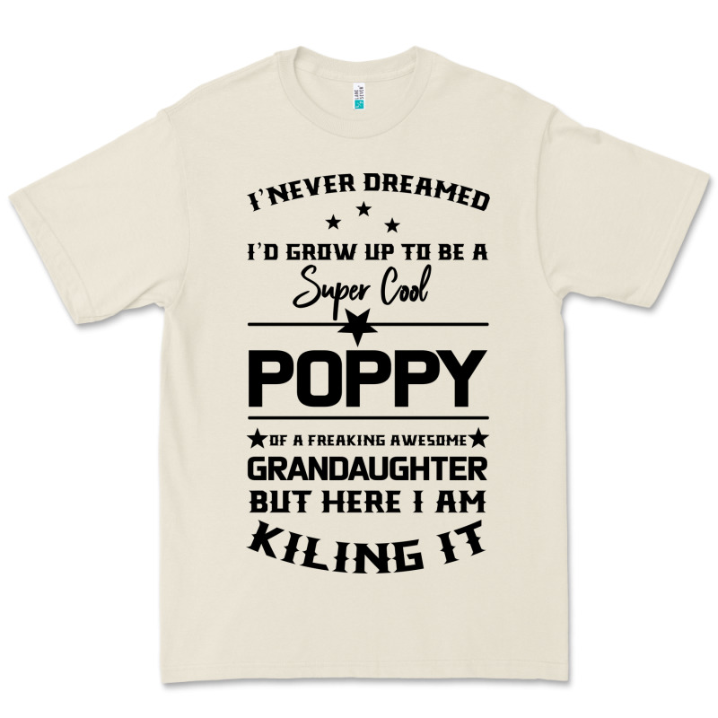Super Cool Poppy Of A Freaking Awesome Granddaugh Premium Tee by Bettercallsaul | Teevron