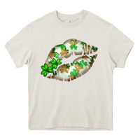Cream St. Patricks Day White Lips Heavy Core Tee - Bettercallsaul