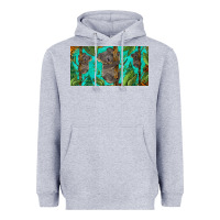 Heather Grey koala license plate Heavyweight Hoodie - BarkalooDesign
