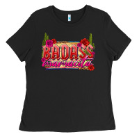 Black Badass Mamacita Ladies Tee - texasbilliewilder
