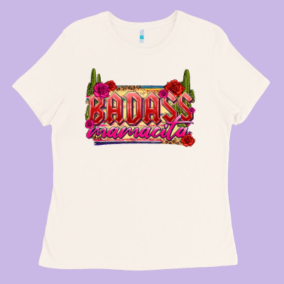 Badass Mamacita Ladies Tee Designed By Texasbilliewilder